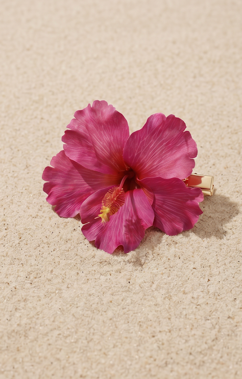 Hibiscus Flower Hair Clip